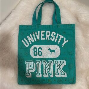 PINK Victoria's Secret University Tote - Teal